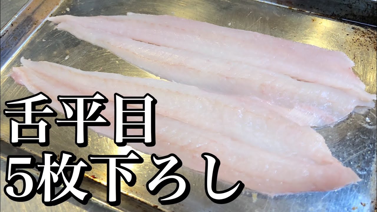 舌平目 ゲタ 5枚下ろしのやり方です 余っていた舌鮃を流れで撮影しました 評価悪かったら消すかもです 気になる方だけ見てください Make A Dish Fish Dishes Youtube