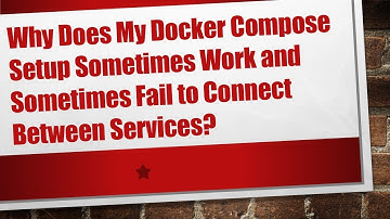 Why Does My Docker Compose Setup Sometimes Work and Sometimes Fail to Connect Between Services?