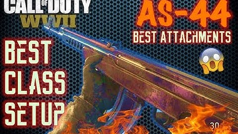 The Best AS-44 Class Setup AND Best Attachments (DLC 4 - Commando Division) | Call of Duty WW2