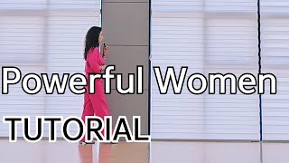 Powerful Women Line Dance 💕TUTORIAL 스텝설명/쉬운중급라인댄스