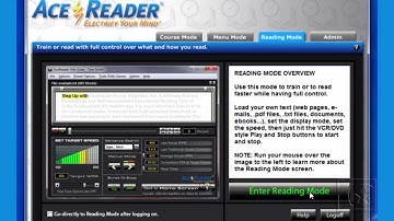 AceReader Elite - Reading Mode