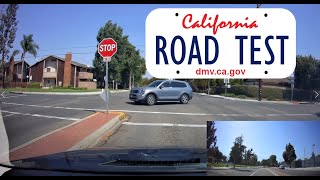 Santa Ana DMV Full Road Test with Precheck and Rear View Dash Cam (Orange County, CA)