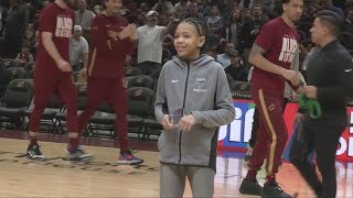 Cleveland Cavaliers honor 10-year-old cancer survivor who started youth basketball program