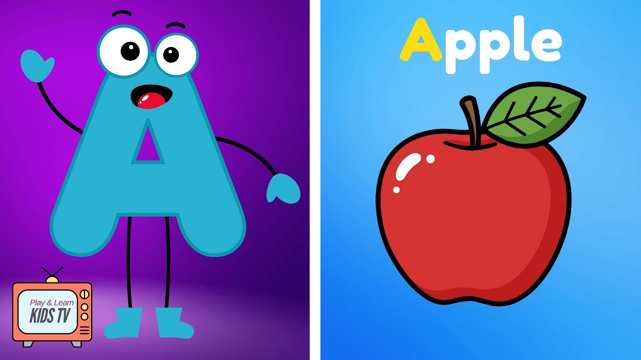 ABC | A to Z Alphabet Sounds | a-a-a Apple ABC Song | Phonics For