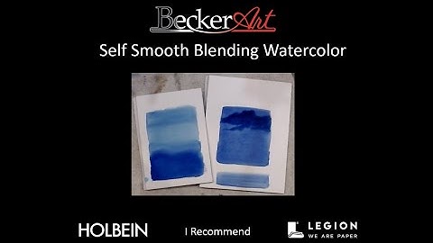 🎨 Master Self-Blending Watercolors: Float Your Pigment for Smooth Washes! BeckerArt Lessons