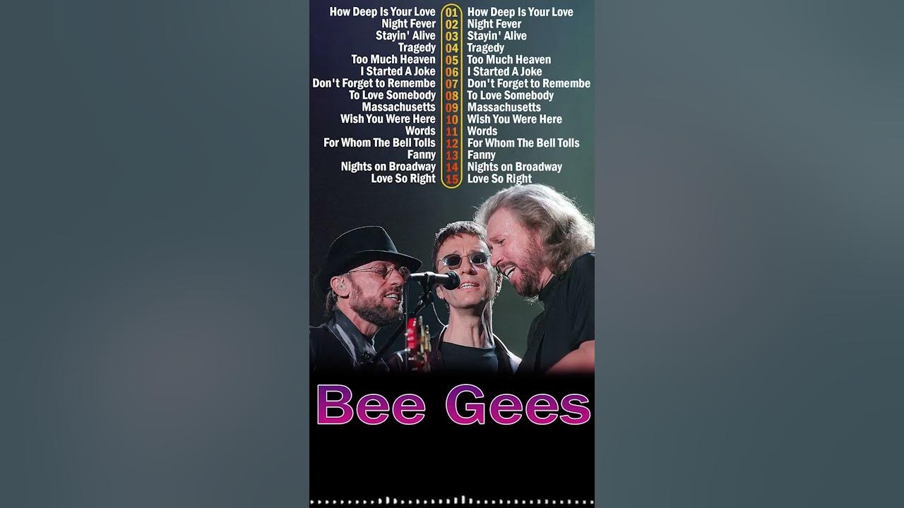 Bee Gees💖Bee Gees Greatest Hits Full Album💖The Best Songs Best Of Bee Gees #beegees  #music