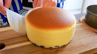Comment faire un gâteau au fromage soufflé japonais fraîchement cuit