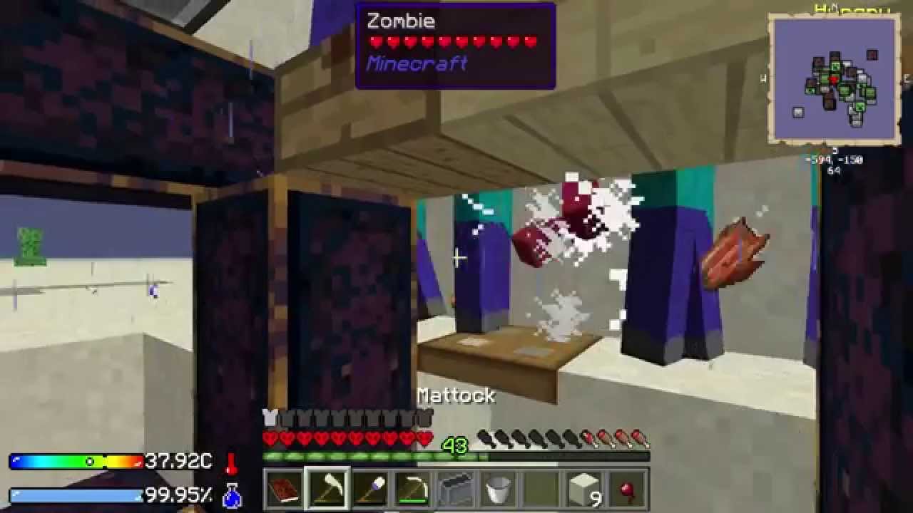 Crash Landings Minecraft HC Modded Survival E4 Mob Spawner & Auto