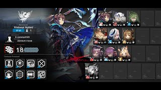 [Arknights] CC#3 Cinder Permanent Map Risk 18 - Free Operator Only (Day 1 - No Vanguard)