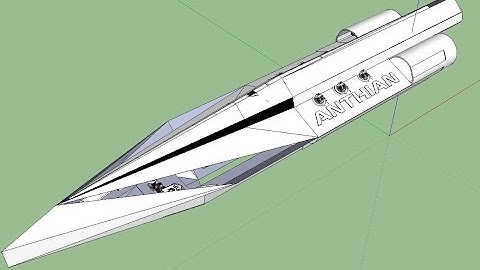 Anthian spaceship tour: made by Spinxtercell in Google sketchup
