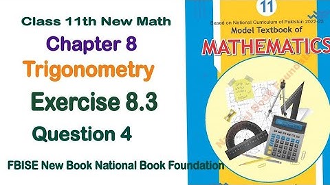 Exercise 8.3 class 11 NBF |Ex 8.3 class 11 NBF | National book foundation | Fbise Math