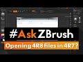 Askzbrush is it possible to open ztl or zpr files created with zbrush 4r8 in zbrush 4r7
