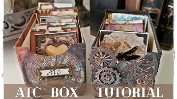 ATC storage box  - Quick & Easy Tutorial