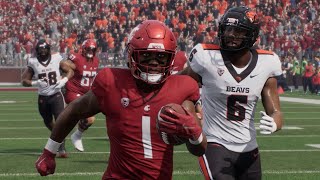 College Football 26: Wk 14 Sim - Oregon State vs. Washington State (PS5) Pac 12 Gameplay