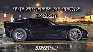 STREETS OF TEXAS  TX2K19 (1300hp GTR, TT Mustang, TT Viper, 1200hp S2K, R8 EVADES COPS)