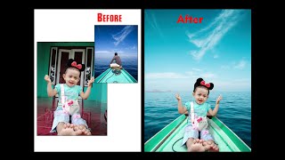 Edit ganti background pake corel photopaint