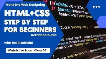 Web Designing Full Course In Urdu / Hindi Language Class 10 Part II