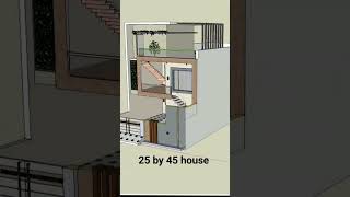 25 by 45 house ? 3bhk with parking smallhouse  houseelevationytshort viral