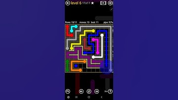 How To Solve Flow Free Pathway Pack Level 6 11x11 Hard Board Walk Through Solution Walkthrough