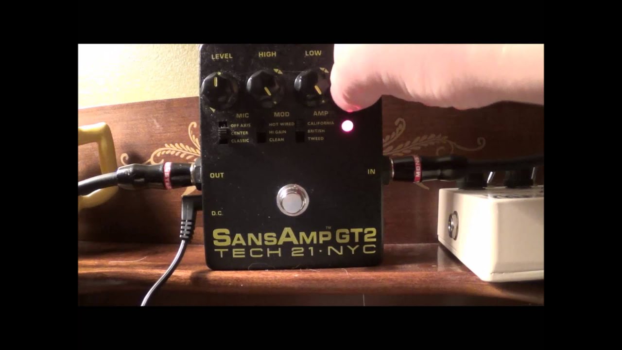 Tech 21 SansAmp GT2 Bass Demo
