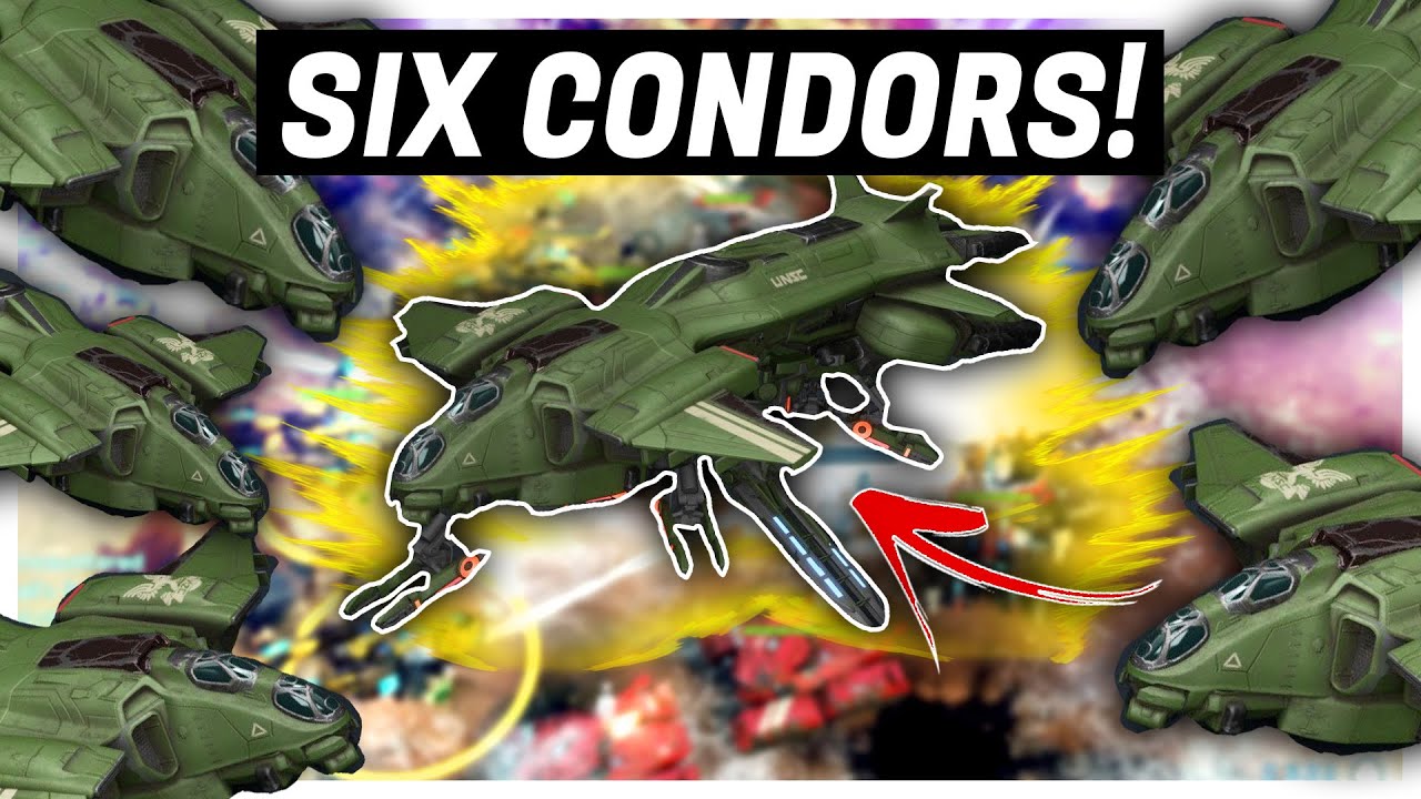We built 6 CONDORS in Halo Wars 2!