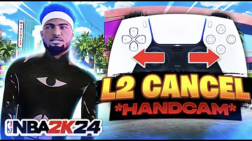 HOW TO L2/LT CANCEL IN NBA 2K24 THE EASIEST WAY- COMBO UP QUICKER (HANDCAM TUTORIAL)