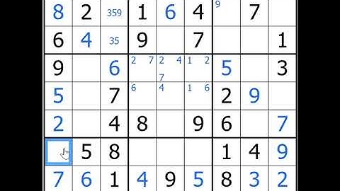 How to solve The Guardian easy sudoku, 25th November Walkthrough