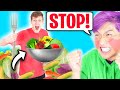 ADAM FILLED JUSTIN'S ENTIRE HOUSE WITH SALADS?! (LANKYBOX EXPOSED BY SPY JUSTIE!)