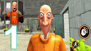 Baldis JailBreak Escape Basics Gameplay Walkthrough Part 1 Level 1-5 (IOS/Android)