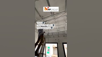 Process of making gypsum false ceiling⚒️