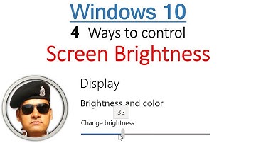 007 Four ways to control screen brightness in windows 10