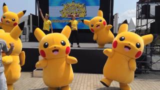 踊る ピカチュウ大発生チュウPokémon Pikachu Dance Dance Dance (Yokohama, Japan) 2015,8,12
