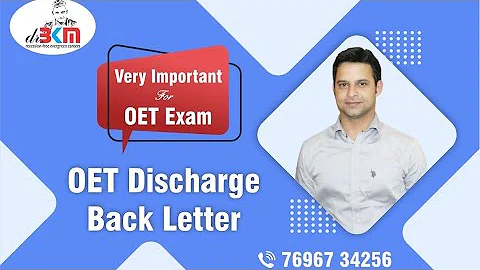 Sample of oet discharge back letter | Eventide res...