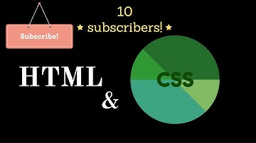 Codecademy: HTML & CSS (10 Subscribers!)