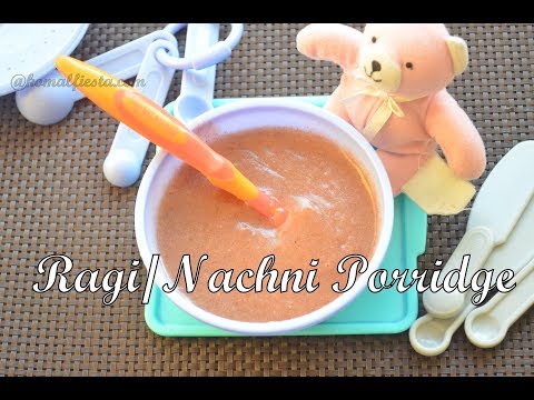 baby-food-:-ragi-/nachni-porridge-recipe-|-finger-millet-porridge---breakfast-for-7+-months-babies