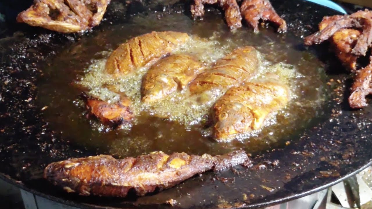 Fried Fish Tamilnadu Style In Hyderabad AK Tiffin Centre Street