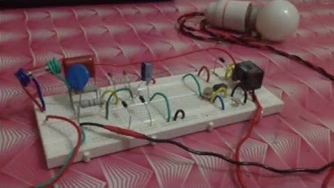 Automatic Night Lamp using LDR