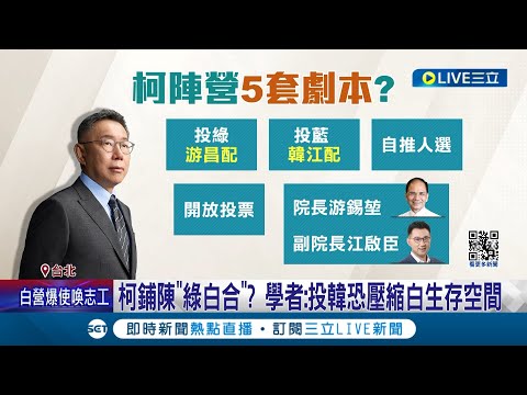 鋪陳綠白合? 柯文哲和游錫堃好交情 受訪稱"他選舉沒罵我" 柯自豪國會關鍵少數 藍綠委嗆過度自抬身價 │記者 魏汶萱 江文賢 楊晉│【LIVE大現場】20240127│三立新聞台