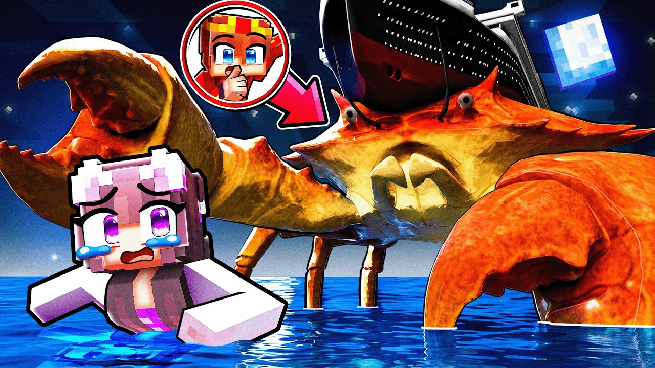 Ich spiele Als CRABTANIC um meinen Freunde zu PRANKEN in Minecraft!