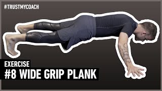 Wide Grip Plank - The Ultimate Exercise for Your Core (Core Exercise #8)