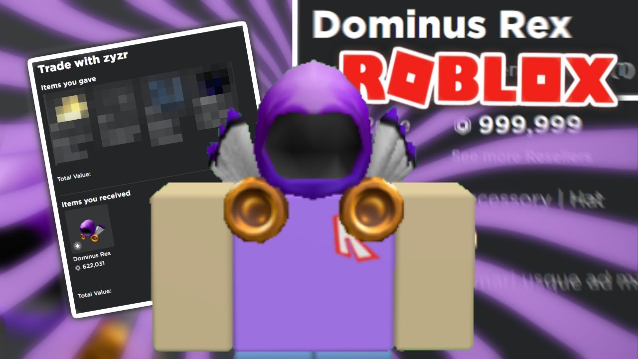 I Got The Dominus Rex On Roblox Youtube - roblox game friends link roblox dominus generator
