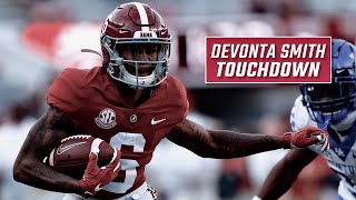 DeVonta Smith breaks Amari Cooper's SEC record with a 10-yard touchdown reception vs Kentucky