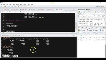 25. R Programming - Retrieving Single DataFrame column (Part 1)