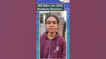 JEE Main 2025 January Attempt (22nd Jan Shift 1) – Students React! | #jeemain2025 #shorts #review