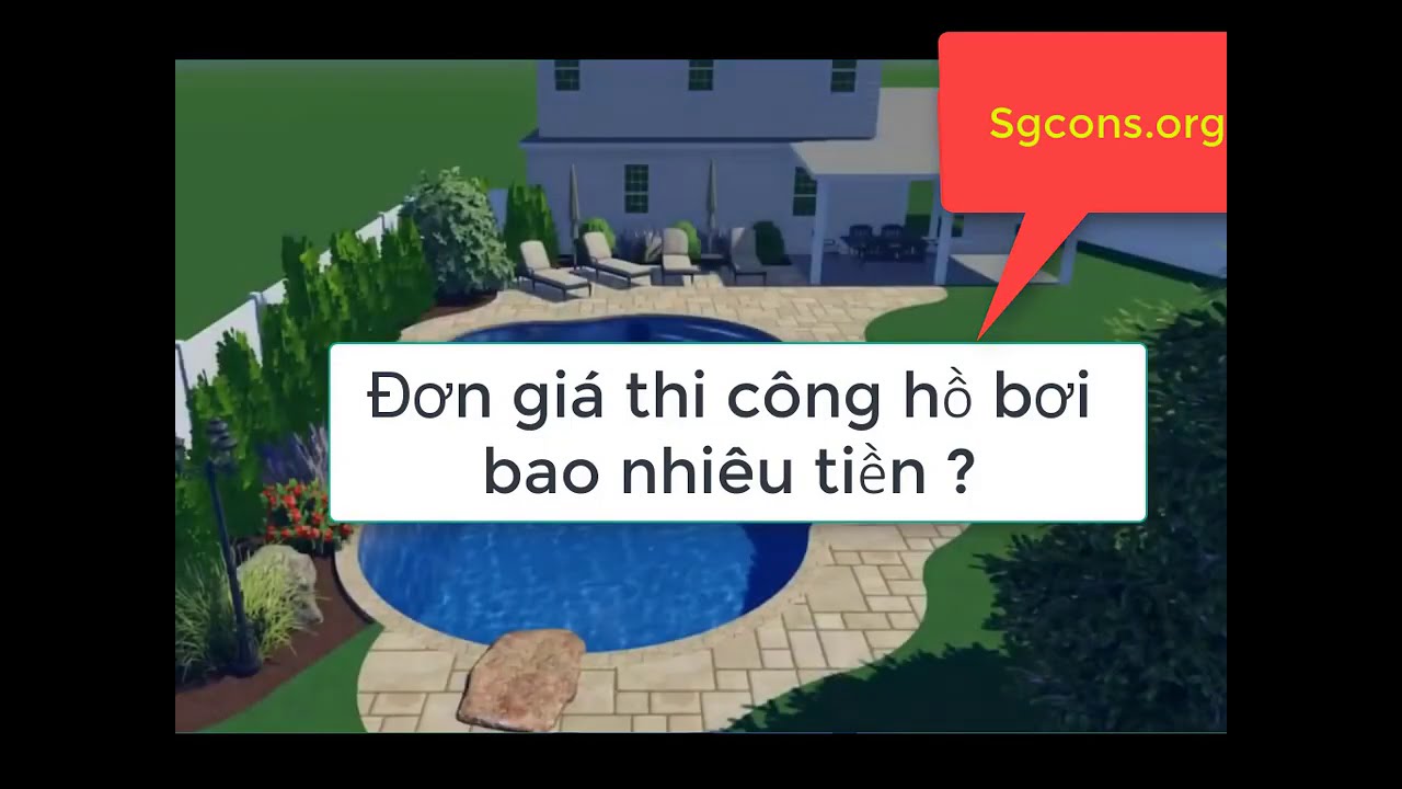 bể bơi giá rẻ ở hà nội New Đơn giá xây dựng hồ bơi hết bao nhiêu tiền ? | Saigoncons