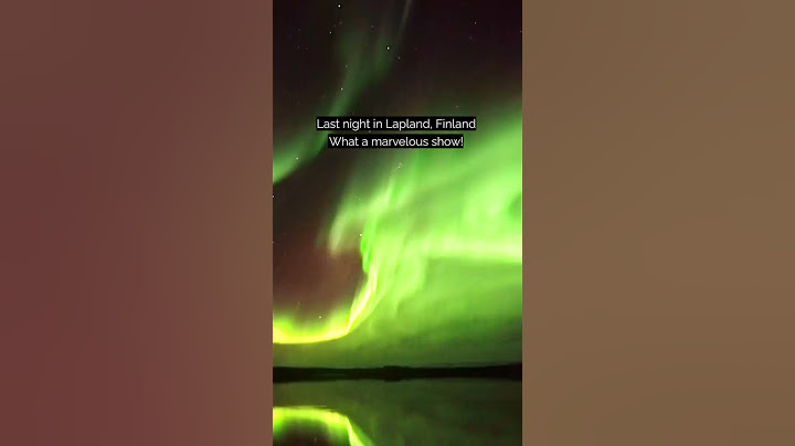 Just WOW! 😍 This is what we saw last night in Lapland, Finland!
