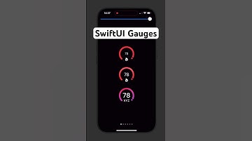 SwiftUI Gauges with Gradient | Progress Bar & Rings #iosdevelopment #gauges #swiftui