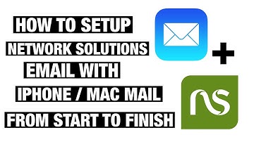 Network Solutions Email Setup | Email Client Setup | IPHONE | IOS MAIL | MAC MAIL | IMAP Settings!