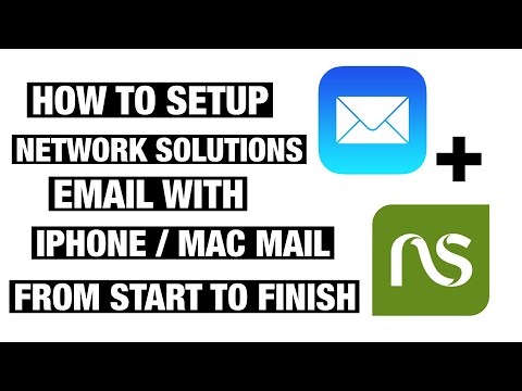 Network Solutions Email Setup | Email Client Setup | IPHONE | IOS MAIL | MAC MAIL | IMAP Settings!