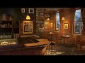 Vintage coffee shop ambience  smooth piano jazz music w rain for studying work  relaxation